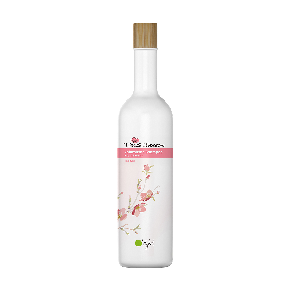 Органічний шампунь O'right Peach Blossom Volumizing Shampoo для об'єму волосся, з квітами персика, 400 мл